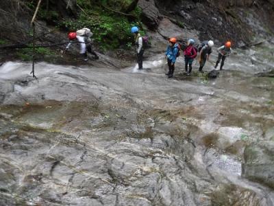 世附川土沢 三ノ沢　ロープを使わない快適な沢歩き