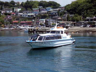 ０１．甥っ子と温泉に入る2泊　三島～熱海～真鶴のドライブ　真鶴半島遊覧船その１　　