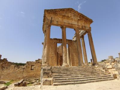 古代ローマの浪漫を丸ごと感じるDougga　まさに鳥肌遺跡