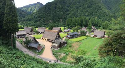 酷暑の中　富山（五箇山）～岐阜（高山）　あちちの旅　その１　東京・富山