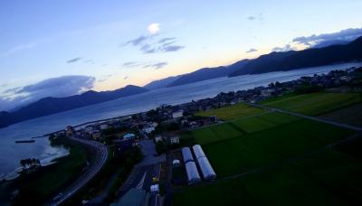 ダブル台風と一緒に、長浜・福井・能登で車中泊（3/17）嵐の夜を琵琶湖の岸で過ごし、あこがれの日本海へ