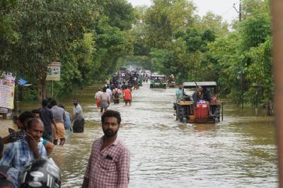 南インド ※ケララ州 アレッピー(アラップーラ)大洪水