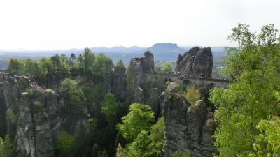 2018年4～5月　ドイツザクセン地方・チェコ一人旅（ドレスデン～プラハ）(2)ザクセンスイス国立公園周辺