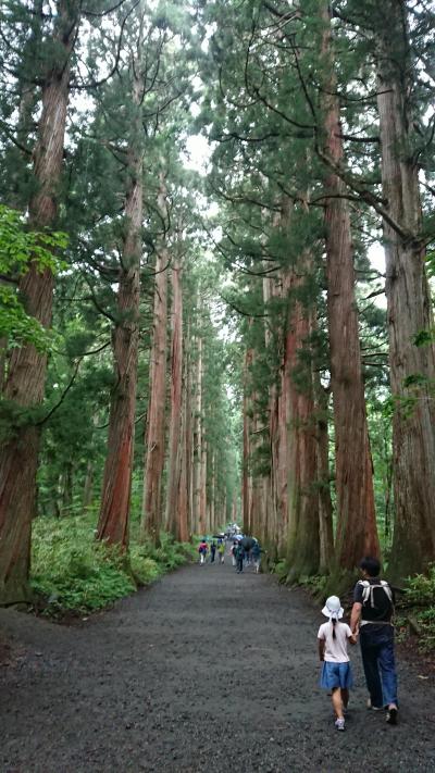 2018年お盆休み　ヴィラ北軽井沢エルウィングに宿泊何故か戸隠神社観光