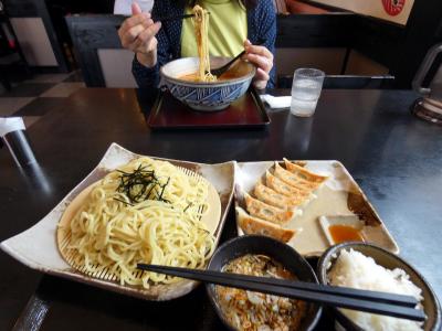 中華ファミリーレストラン 五味八珍（ごみはっちん）の昼食　三島市佐野体験農園 インゲン・ナス・オクラ・パプリカ・トマトの収穫