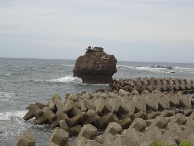 ダブル台風と一緒に、長浜・福井・能登で車中泊（10/17）ヤセの断崖、関野鼻、琴ヶ浜の鳴き砂、ここまでは順調だった