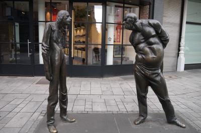 お盆に弾丸でドイツ旅行　その10　朝の静かなデュッセルドルフ旧市街をお散歩