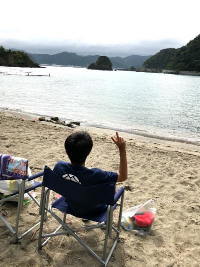 2018年8月　関西と思えない綺麗な海で海水浴と矢田川温泉　今年は２つのいいことが！
