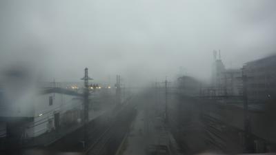 京都で乗り鉄（台風が来るというのに）。