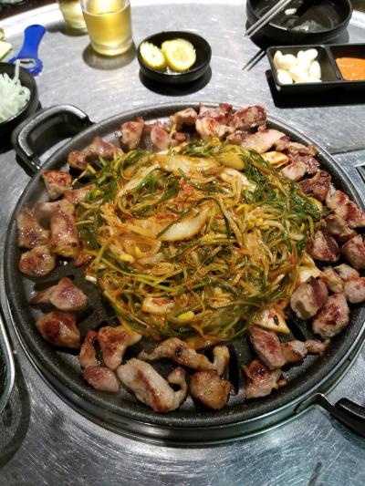 釜山でティッコギを食べる