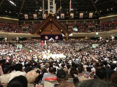 始めての大相撲と東京見学会