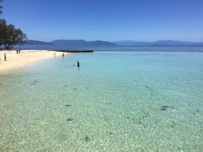 永年勤続　ご褒美　ケアンズの旅　3日目。　グリーン島でシュノーケル。