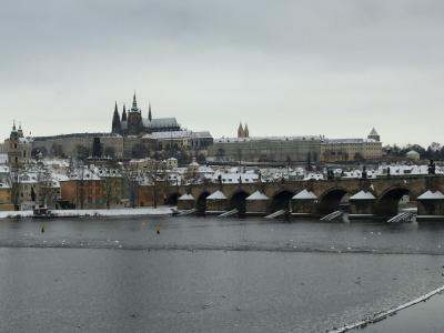 冬のプラハ