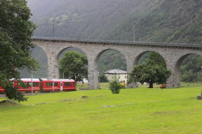 スイスを中心に半周するオヤジ一人旅５。ベルニナ鉄道でイタリアへ