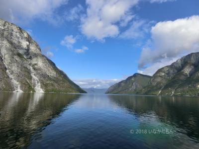 2018 爺とお嬢の北欧旅　世界遺産、ネーロイフィヨルド