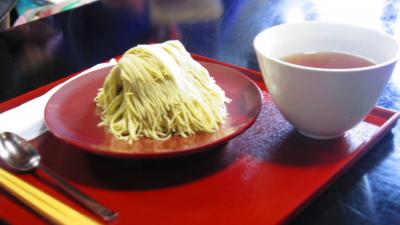 栗の点心朱雀を求めて　長野小布施町