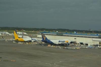 関空便が欠航で、成田迂回に、、、