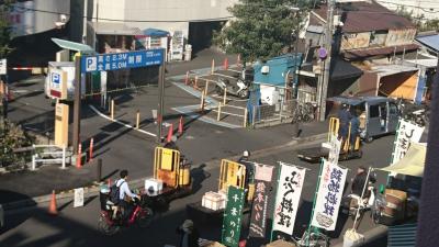 早朝散歩【築地市場→波徐神社→築地本願寺】