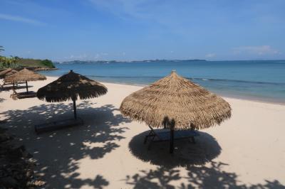 娘1歳の誕生日シンガポール4★ちょっとだけインドネシア　バタム島のプール付きヴィラでバカンス　青空のバタム　～Montigo Resort～