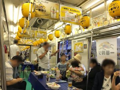 第2回京急川崎ステーションバル2018～停車中の電車と駅のホームがバルの会場に！～