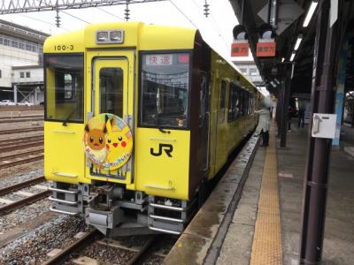 東北を走るポケモンの電車に乗る2018①～ポケモントレイン気仙沼号～