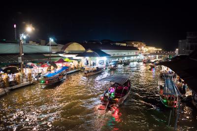 週末弾丸タイ旅行！バンコクからアムパワー水上マーケットへ。