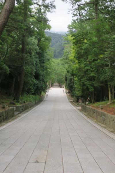 早朝の出雲大社参拝