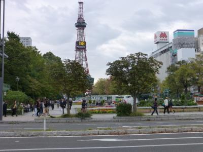 台風で帰れない・・・だったら楽しめ　～9/30　大通公園　（北海道その２）