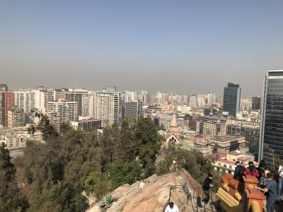 南米チリ バジェネバドでスキー ペルー クスコからマチュピチュの前にサンチャゴ観光