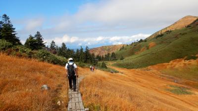 上越国境の山・巻機山の紅葉