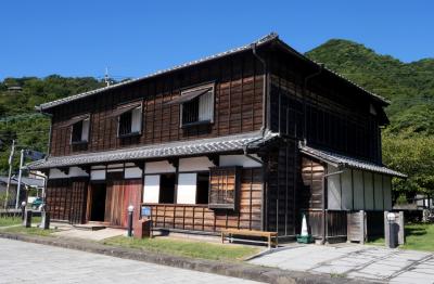 2018.9熊本出張，三角ドライブ3-三角西港散策２　遊歩道展望所，旧高田回漕店，石積埠頭，浦島屋