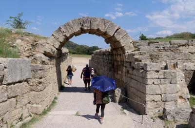 2018.8ギリシアザキントス島，ペロポネソス半島ドライブ旅行20-オリンピア遺跡を巡る