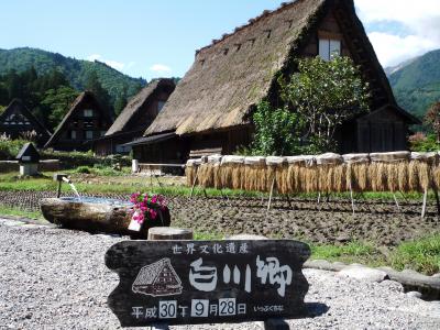 北陸ドライブの旅　秋を探しに行こう♪　白川郷編