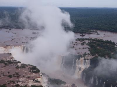 南米旅行　イグアスの滝　ブラジル側