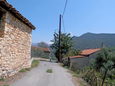 2018.8ギリシアザキントス島，ペロポネソス半島ドライブ旅行26-Orchomenusの村，Koimesis教会，Dimitsanaに帰る