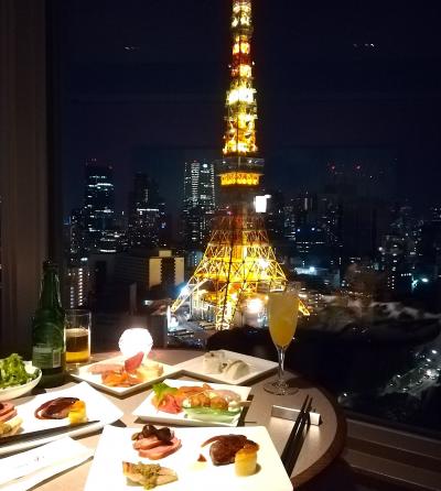 結婚10周年記念はザ・プリンスパークタワー東京のクラブフロアでお祝い