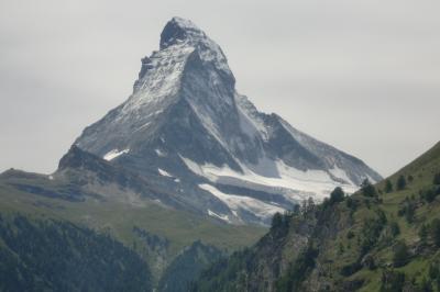 2010 スイス　父子２人旅～ ツェルマット～ そそり立つマッターホルンを仰ぎ見た  ～ ハイキング編 ～　初日はゴルナーグラートの丘、翌日はヘルンリ小屋　～