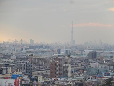 習志野市奏の杜の高層マンションより見られる風景その②午後3時50分頃