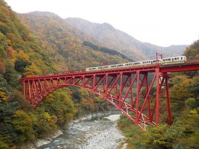 トロッコ列車で行く紅葉狩りー前泊の富山。帰りはグランクラスー
