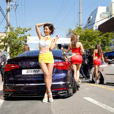 韓国レースクイーンが集合！車好きにはたまらない、2018大邱ストリートモーターフェスティバル