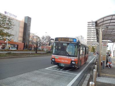 上福岡駅西口付近の風景