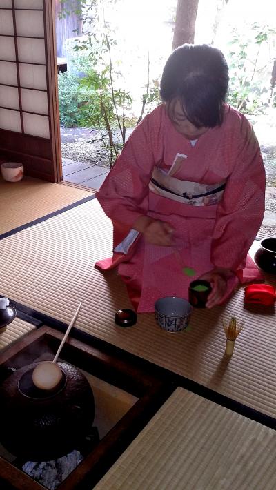 京都でお茶席に出席しました。(*^-^*)