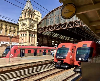 構想20年（たぶん）、建設16年以上を掛け、漸く出来上がったサンパウロ中央駅=グァルーリョス国際空港間Airport Express、ああっ...でもねぇ、時間掛けたのに...こんだけ？...みたいな...#1（サンパウロ／ブラジル）