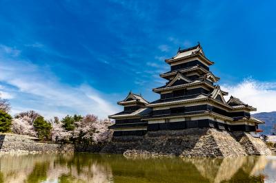 松本/浅間ぐるり旅【1】～北アルプスと満開の桜～”国宝”松本城