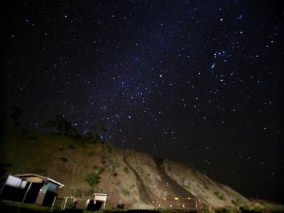 ハワイ島（２２）マウナケア山麓情熱星空ツアー