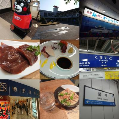 ANA・JALマイル修行とチョコっとだけ鉄道完乗旅（熊本・福岡編）