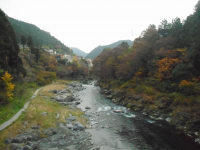 ２０１８年　晩秋の青梅・・・・・①朝の御岳渓谷