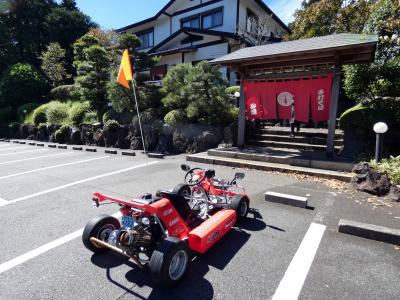 ０２．カートで走る伊豆高原１泊　izuレンタルカートでカートレンタル　手打そば 砂場 伊豆高原の昼食