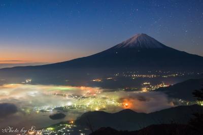 ２０１８年山中湖ロッジ滞在記（７）１１月編その２　今年最後の滞在記　～星空と雲海の絶景～