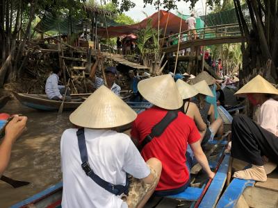 今月2度目のベトナム訪問で、ホーチミン近郊のクチトンネルとメコン川を観光